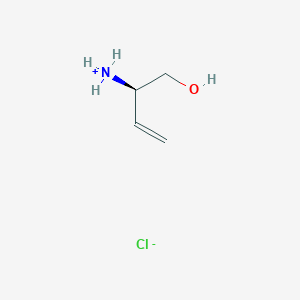 molecular formula C4H10ClNO B7779767 [(2R)-1-hydroxybut-3-en-2-yl]azanium;chloride 
