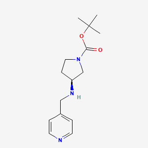 molecular formula C15H23N3O2 B7779772 (S)-1-Boc-3-N-(Pyridin-4-ylmethyl)-amino-pyrrolidine 