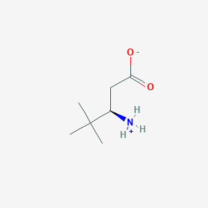 molecular formula C7H15NO2 B7779783 (3R)-3-azaniumyl-4,4-dimethyl-pentanoate 