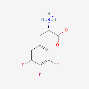 molecular formula C9H8F3NO2 B7779785 (2S)-2-azaniumyl-3-(3,4,5-trifluorophenyl)propanoate 