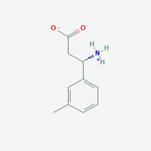 molecular formula C10H13NO2 B7779793 (3S)-3-azaniumyl-3-(3-methylphenyl)propanoate 