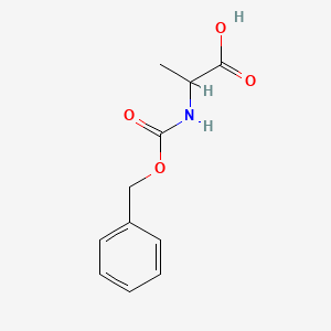 molecular formula C11H13NO4 B7779804 2-(((Benzyloxy)carbonyl)amino)propanoic acid CAS No. 91280-19-2