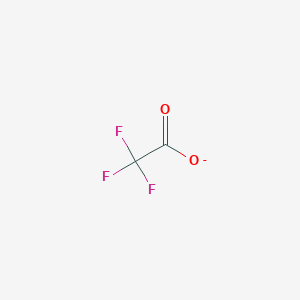 molecular formula C2F3O2- B077799 三氟乙酸 CAS No. 14477-72-6