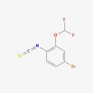 molecular formula C8H4BrF2NOS B7780005 4-Bromo-2-(difluoromethoxy)phenylisothiocyanate 
