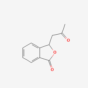 molecular formula C11H10O3 B7780014 3-(2-Oxopropyl)isobenzofuran-1(3H)-one 