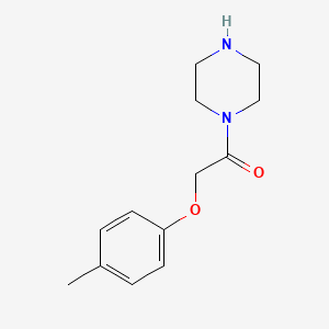 molecular formula C13H18N2O2 B7780020 1-[(4-Methylphenoxy)acetyl]piperazine hydrochloride 
