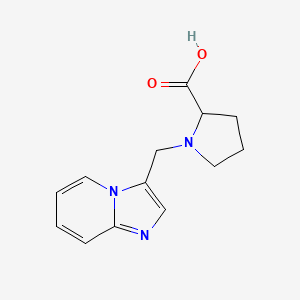 1-Imidazo[1,2-a]pyridin-3-ylmethyl-pyrrolidine-2-carboxylic acid