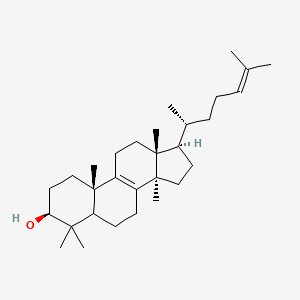molecular formula C30H50O B7780153 4,4,14alpha-Trimethylcholesta-8(9),24-dien-3beta-ol 