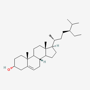(3R,8S,10R,13R,17R)-17-((2R,5S)-5-ethyl-6-methylheptan-2-yl)-10,13-dimethyl-2,3,4,7,8,9,10,11,12,13,14,15,16,17-tetradecahydro-1H-cyclopenta[a]phenanthren-3-ol