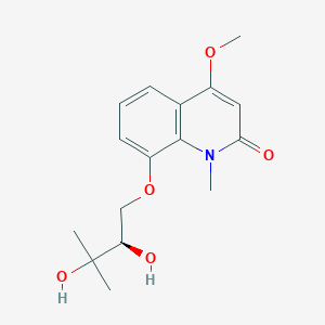 (R)-8-(2,3-dihydroxy-3-methylbutoxy)-4-methoxy-1-methylquinolin-2(1H)-one