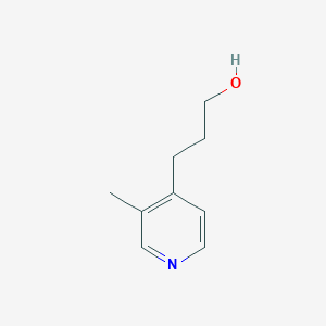 molecular formula C9H13NO B7780291 3-(3-Methylpyridin-4-yl)propan-1-ol 