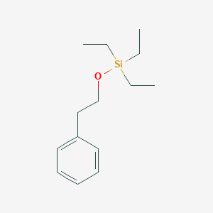 molecular formula C14H24OSi B077803 Silane, triethyl(2-phenylethoxy)- CAS No. 14629-62-0