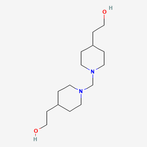 molecular formula C15H30N2O2 B7780348 1,1'-Methylenebis-4-piperidineethanol 
