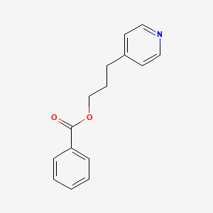 molecular formula C15H15NO2 B7780354 3-(Pyridin-4-yl)propyl benzoate 