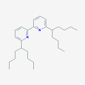molecular formula C28H44N2 B7780363 2-(Nonan-5-yl)-6-[6-(nonan-5-yl)pyridin-2-yl]pyridine CAS No. 72914-16-0