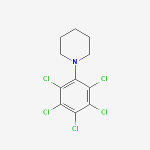 molecular formula C11H10Cl5N B7780392 1-(Pentachlorophenyl)piperidine 