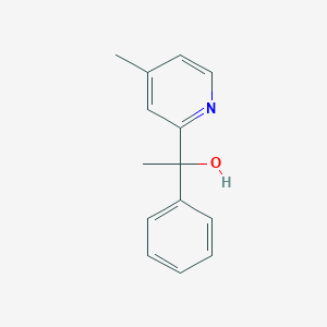 1-(4-Methylpyridin-2-yl)-1-phenylethan-1-ol