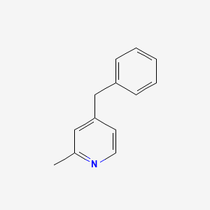 molecular formula C13H13N B7780444 4-Benzyl-2-methylpyridine CAS No. 7300-29-0