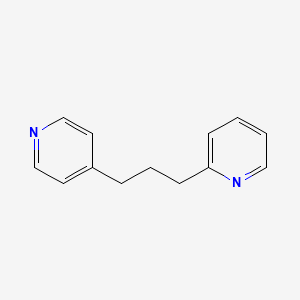 molecular formula C13H14N2 B7780450 4-[3-(Pyridin-2-yl)propyl]pyridine 