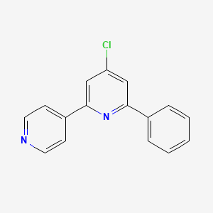 molecular formula C16H11ClN2 B7780479 4-Chloro-6-phenyl-2,4'-bipyridine 