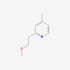 molecular formula C9H13NO B7780494 2-(2-Methoxyethyl)-4-methylpyridine 