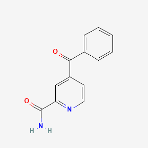 molecular formula C13H10N2O2 B7780530 4-Benzoyl-2-pyridinecarboxamide 