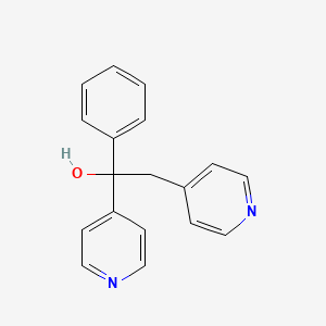 molecular formula C18H16N2O B7780537 a-4-Pyridyl-a-(4-pyridylmethyl)benzyl alcohol 