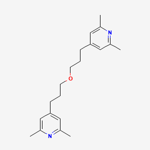 molecular formula C20H28N2O B7780555 4-{3-[3-(2,6-Dimethylpyridin-4-yl)propoxy]propyl}-2,6-dimethylpyridine 