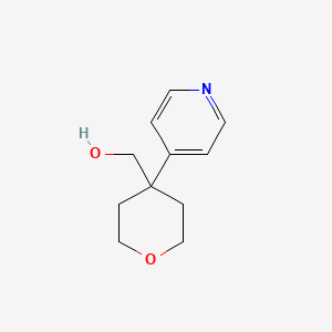 [4-(Pyridin-4-yl)oxan-4-yl]methanol