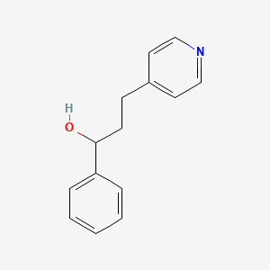molecular formula C14H15NO B7780610 1-Phenyl-3-(pyridin-4-yl)propan-1-ol 