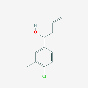 molecular formula C11H13ClO B7780700 1-(4-Chloro-3-methylphenyl)but-3-en-1-ol 
