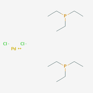 molecular formula C12H30Cl2P2Pd B7780808 trans-Dichlorobis(triethylphosphine)palladium(II) 