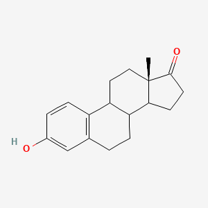 molecular formula C18H22O2 B7780934 (13S)-3-hydroxy-13-methyl-7,8,9,11,12,14,15,16-octahydro-6H-cyclopenta[a]phenanthren-17-one 