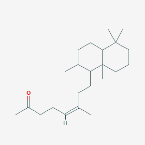 molecular formula C23H40O B7780941 (5Z)-6-methyl-8-(2,5,5,8a-tetramethyldecahydronaphthalen-1-yl)oct-5-en-2-one 