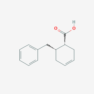 molecular formula C14H16O2 B7780976 (1R,6R)-6-benzylcyclohex-3-enecarboxylic acid 