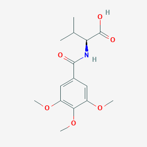 molecular formula C15H21NO6 B7781054 N-(3,4,5-trimethoxybenzoyl)valine 