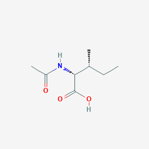 molecular formula C8H15NO3 B7781055 (2R,3R)-2-acetamido-3-methylpentanoic acid 