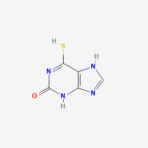 molecular formula C5H4N4OS B7781104 CID 16161 