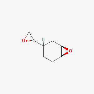 molecular formula C8H12O2 B7781222 (1R,6S)-3-[(2S)-oxiran-2-yl]-7-oxabicyclo[4.1.0]heptane 