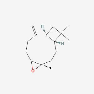 molecular formula C15H24O B7781231 (1R,4R,10S)-4,12,12-trimethyl-9-methylene-5-oxatricyclo[8.2.0.0(4,6)]dodecane 