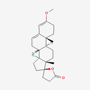 molecular formula C23H32O3 B7781269 3-Methoxypregna-3,5-diene-21,17alpha-carbolactone 