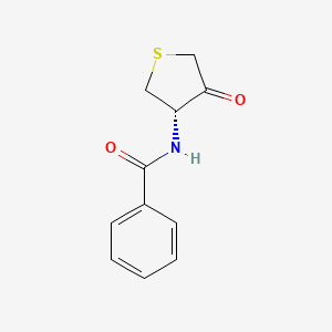 molecular formula C11H11NO2S B7781291 N-[(3S)-4-oxothiolan-3-yl]benzamide 
