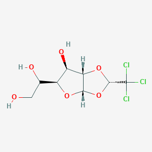 molecular formula C8H11Cl3O6 B7781363 (S)-1-((2S,3aS,5S,6R,6aS)-6-hydroxy-2-(trichloromethyl)tetrahydrofuro[2,3-d][1,3]dioxol-5-yl)ethane-1,2-diol 