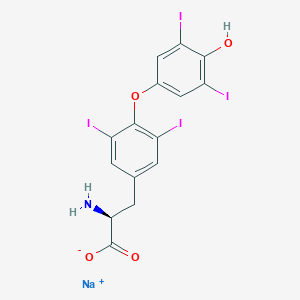 molecular formula C15H10I4NNaO4 B7781366 CID 63007 