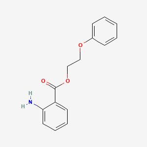 molecular formula C15H15NO3 B7781428 2-Phenoxyethyl 2-aminobenzoate 
