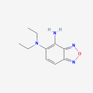 molecular formula C10H14N4O B7781446 N5,N5-diethylbenzo[c][1,2,5]oxadiazole-4,5-diamine 