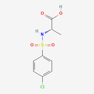 2-(4-chlorobenzenesulfonamido)propanoic acid