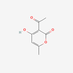 molecular formula C8H8O4 B7781635 3-Acetyl-4-hydroxy-6-methyl-2H-pyran-2-one CAS No. 45990-86-1