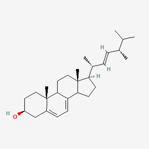 molecular formula C28H44O B7781677 (3S,10R,13R,17R)-17-[(E,2R,5S)-5,6-dimethylhept-3-en-2-yl]-10,13-dimethyl-2,3,4,9,11,12,14,15,16,17-decahydro-1H-cyclopenta[a]phenanthren-3-ol 