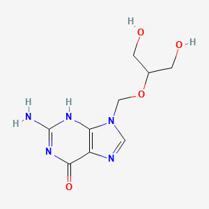 2-amino-9-(1,3-dihydroxypropan-2-yloxymethyl)-3H-purin-6-one